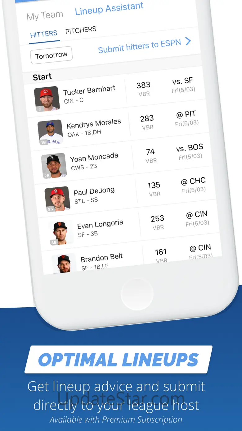 Fantasy Baseball My Playbook 3.3.28