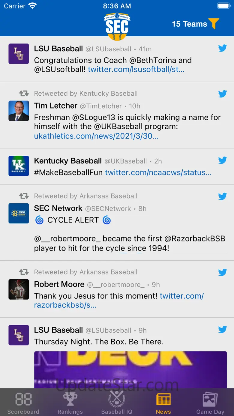 SEC Baseball 5.5