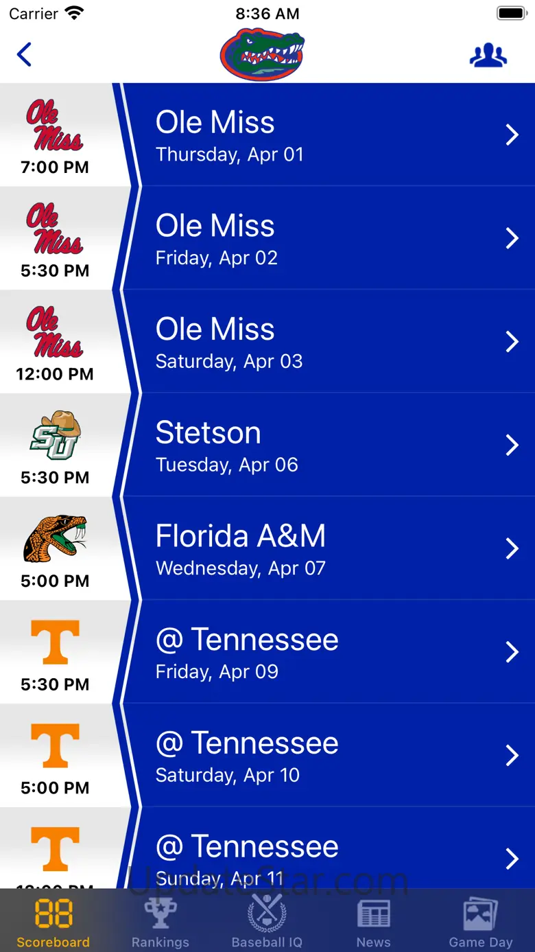 SEC Baseball 5.5