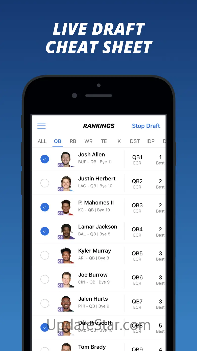 Fantasy Rankings & Stats 2.1.2