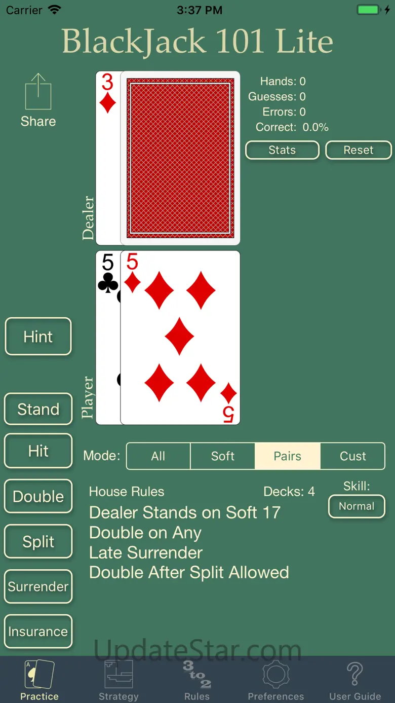 Blackjack 101 - Play Perfect 4.2.2