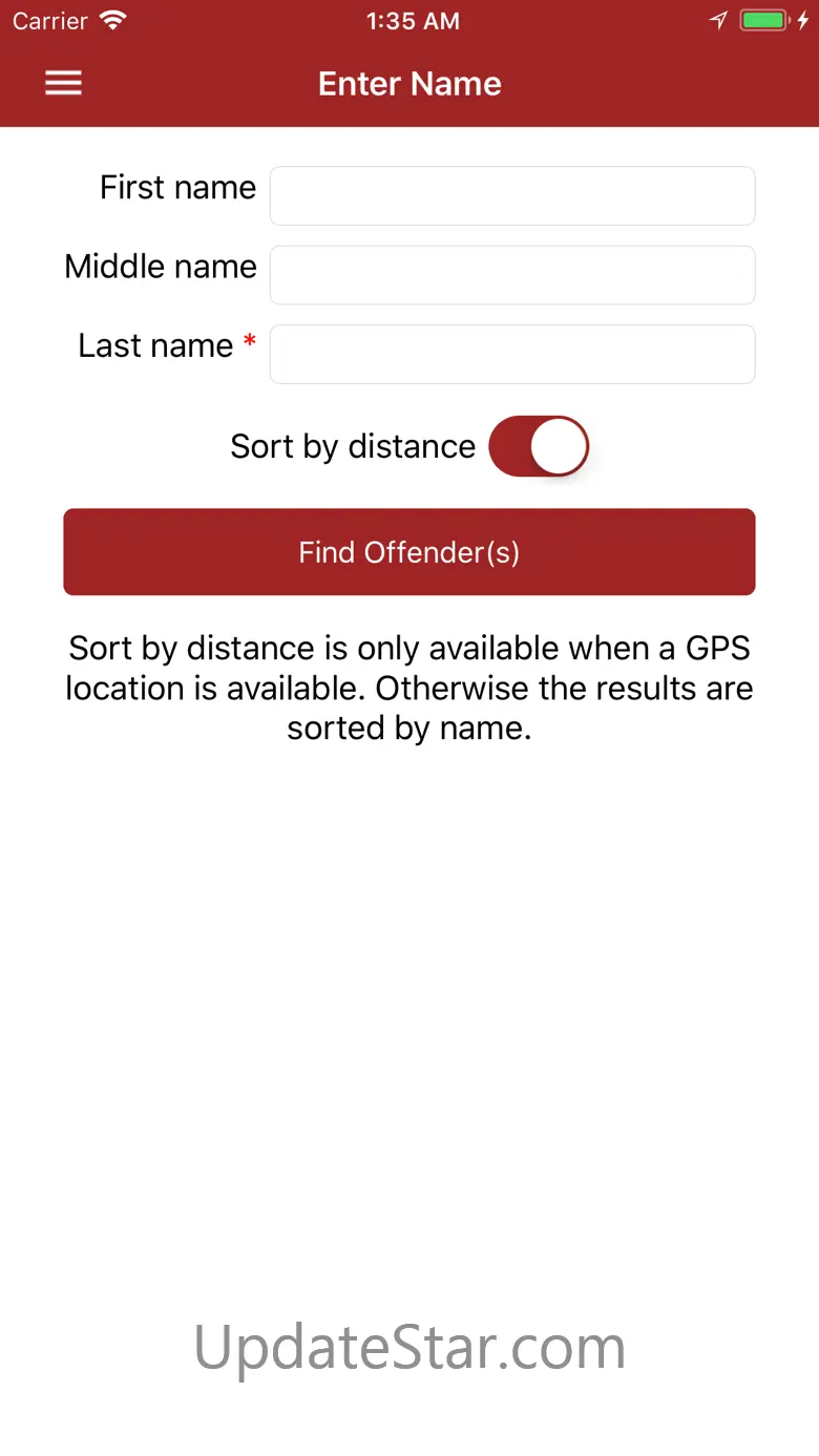Offender Locator 5.2.1
