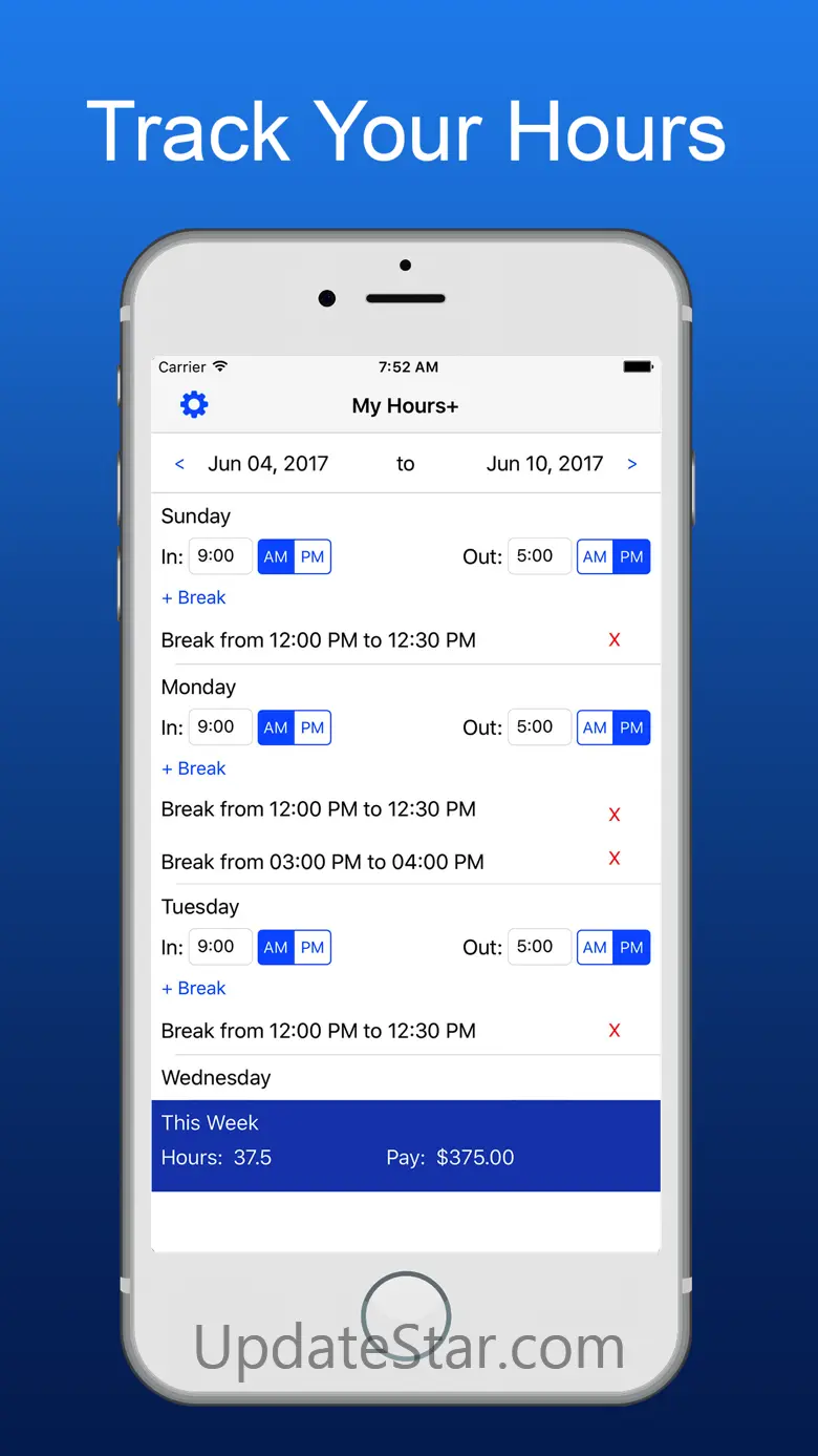 Hours+ Timesheet - Hours Calc 1.6.0