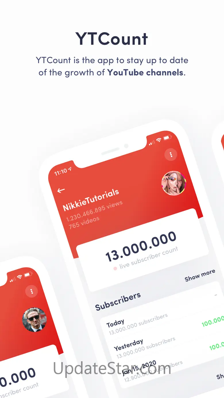 YTCount – Subscriber Count 3.0