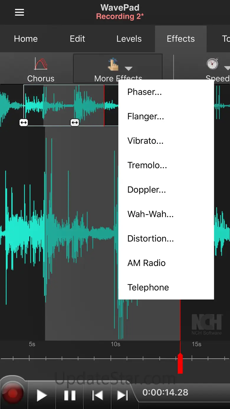 WavePad Music and Audio Editor 19.33