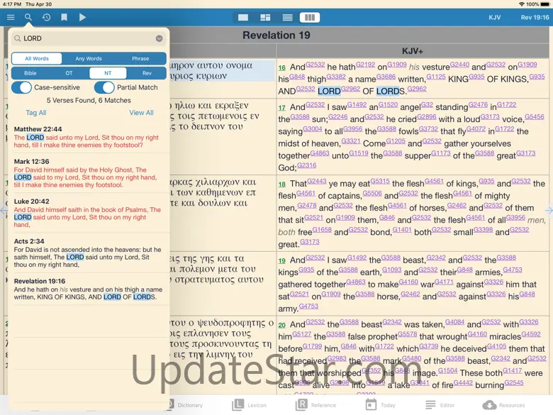 e-Sword HD: Bible Study to Go 12.3