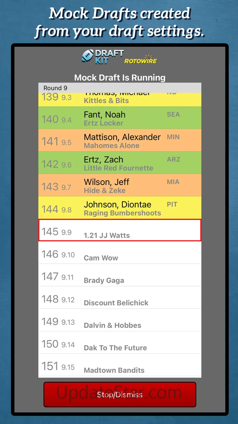 Fantasy Football Draft Kit '23 1.4