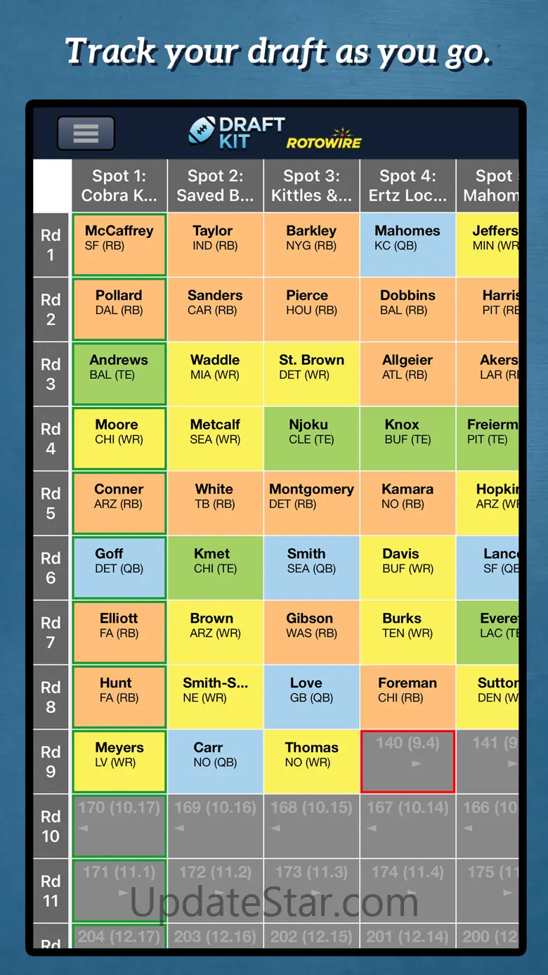 Fantasy Football Draft Kit '23 1.4