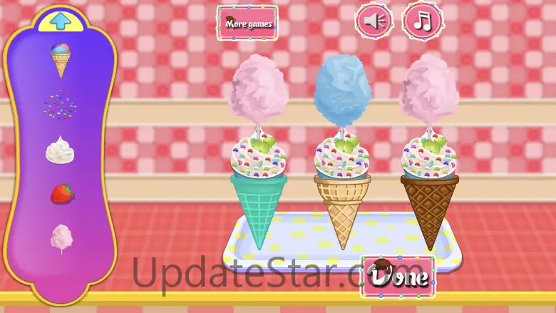 Ice cream cone cupcakes candy 4.0.1