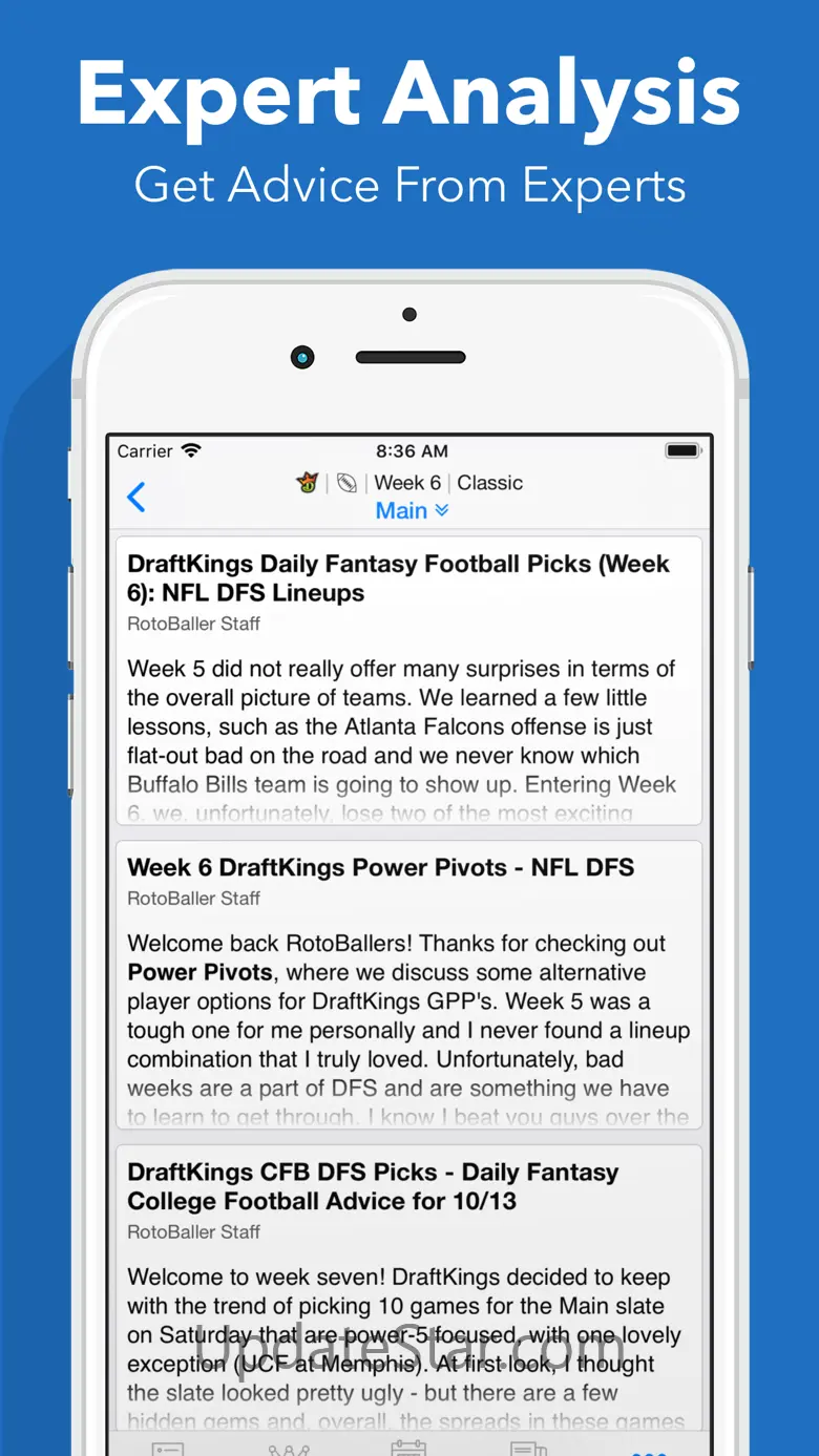 Daily Fantasy Cheatsheet 5.0.7