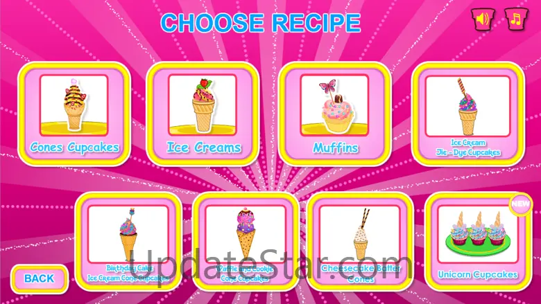 Ice Cream Cone Cupcake Cooking 10.3