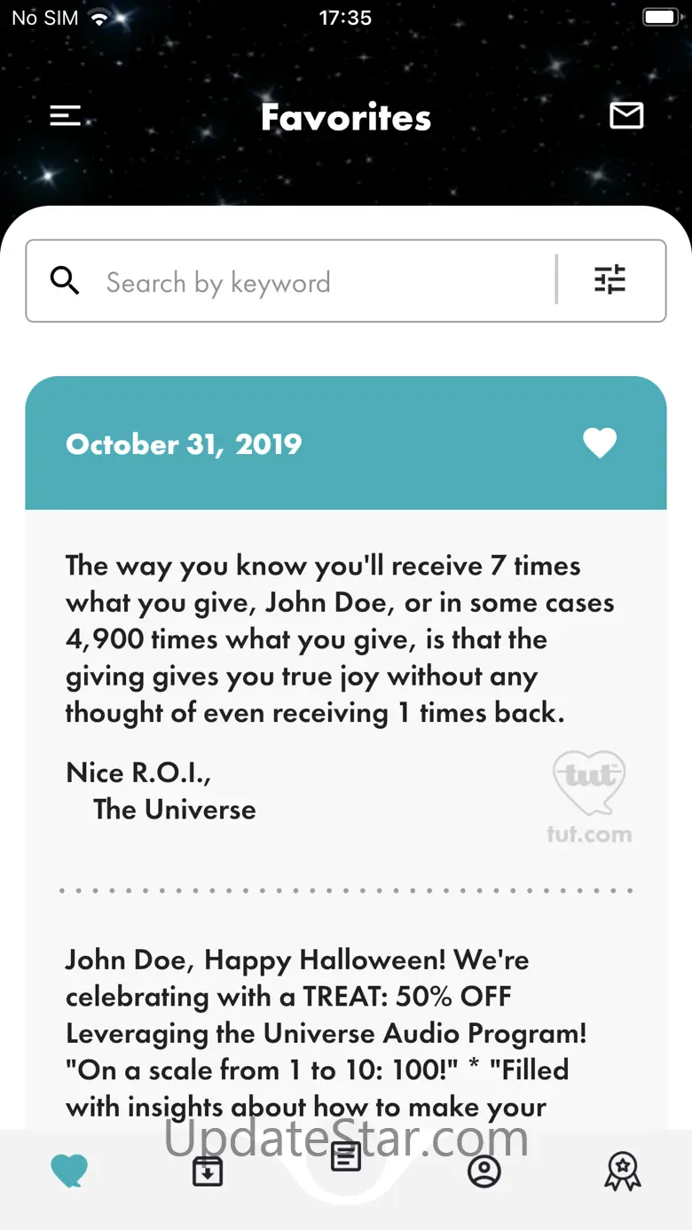 Notes from the Universe 3.0.37