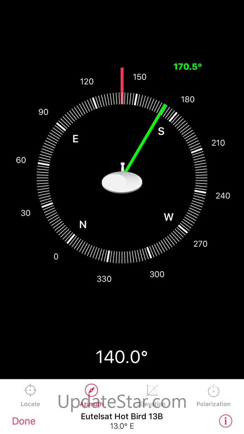 Satellite Pointer - Dish Setup 4.3.5