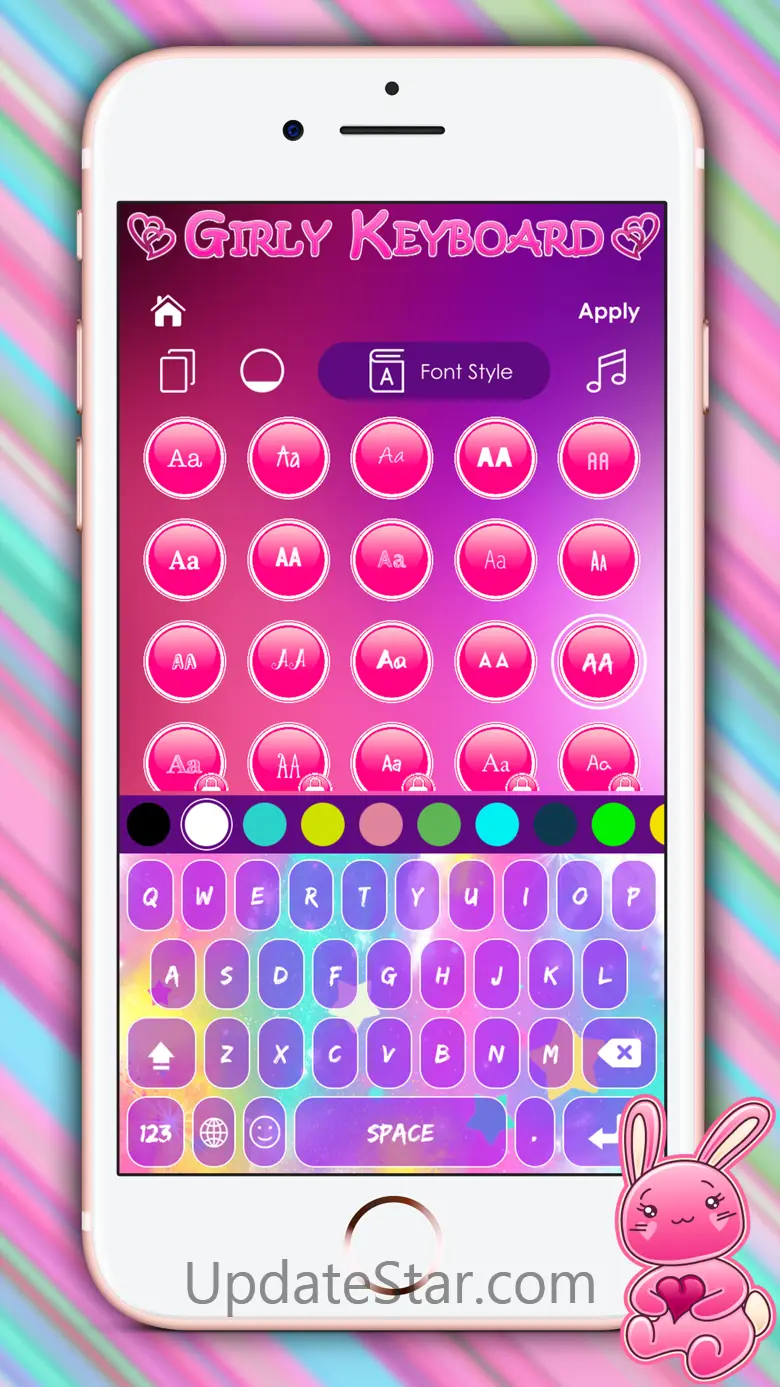 Cute Girly Keyboard Themes 2.3