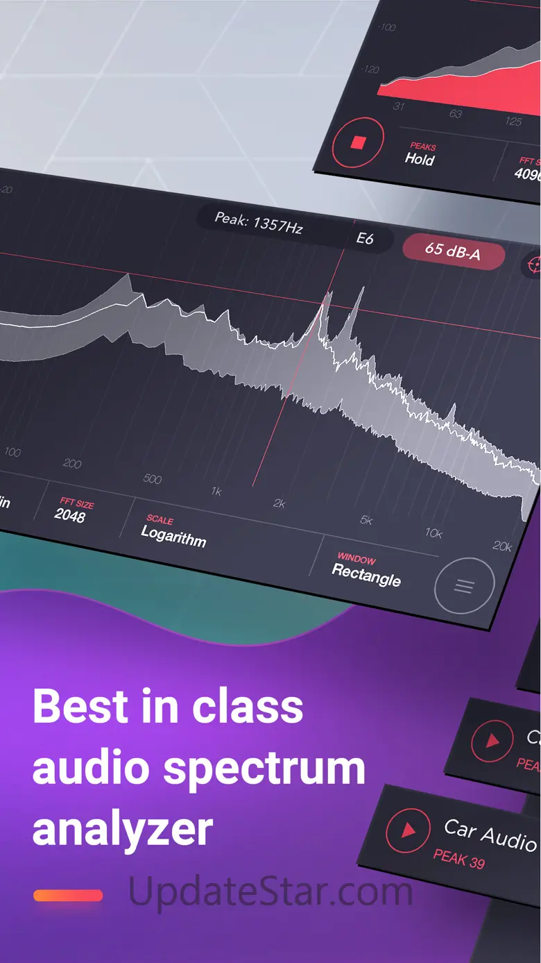 Decibel : dB sound level meter 9.4