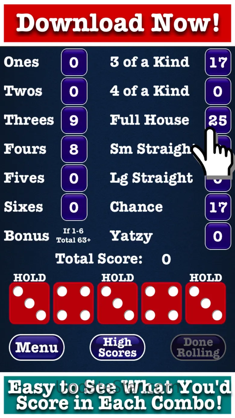 Stress Free Yatzy Classic Dice 1.30