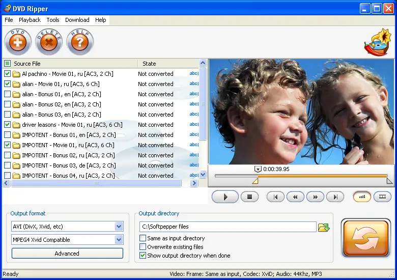 SoftPepper DVD Ripper 1.0