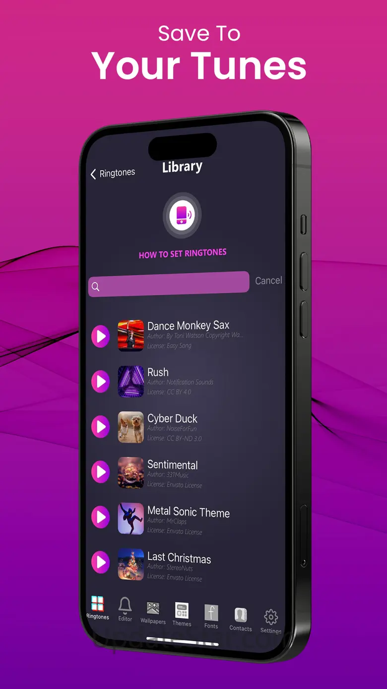 Ringtones: for iPhone 2.5