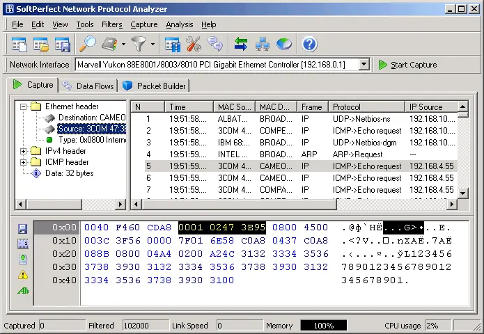 SoftPerfect Network Protocol Analyzer 2.9.1