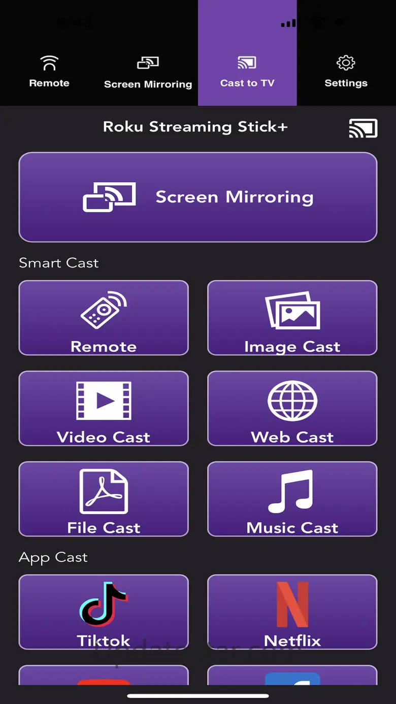 Roku Remote & Cast 1.1.6