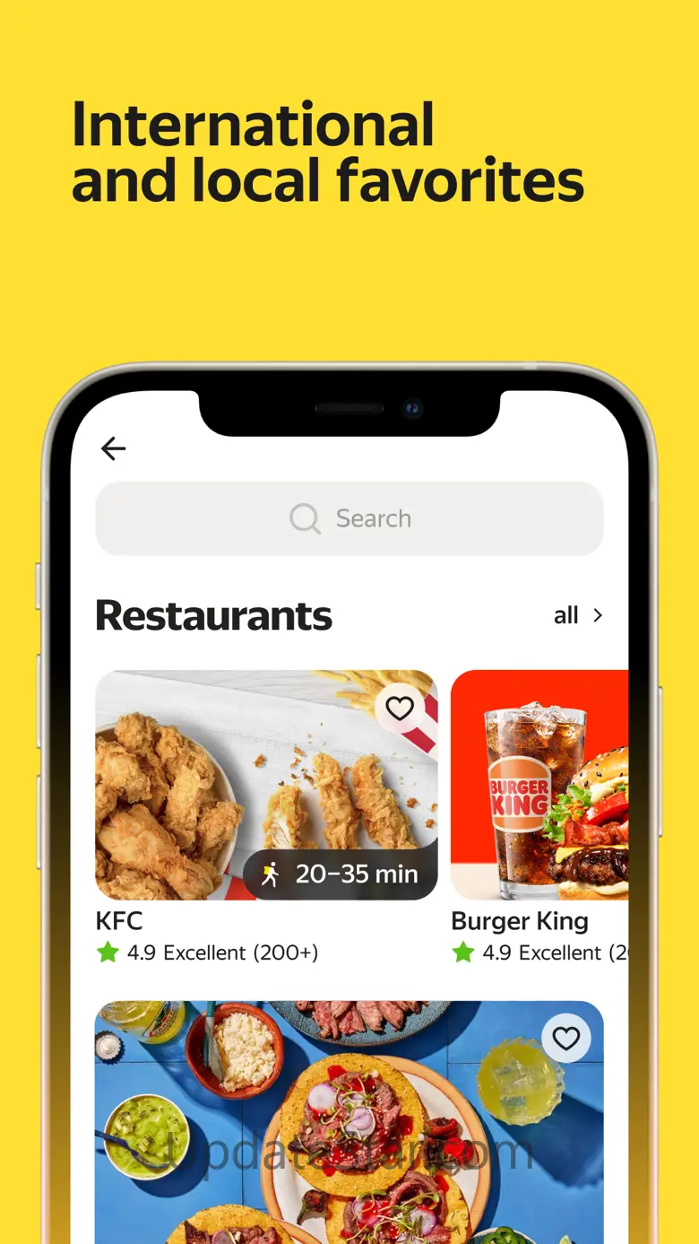Yandex Eats: food delivery 7.11.0