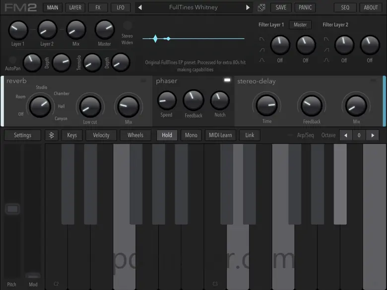AudioKit FM Player 2: DX Synth 2.6.3