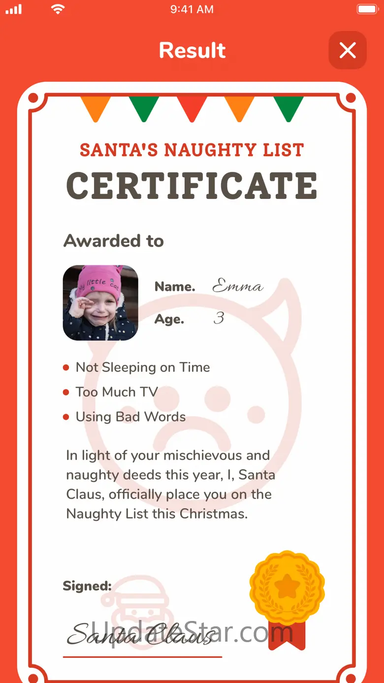 Naughty or Nice Test Meter 9