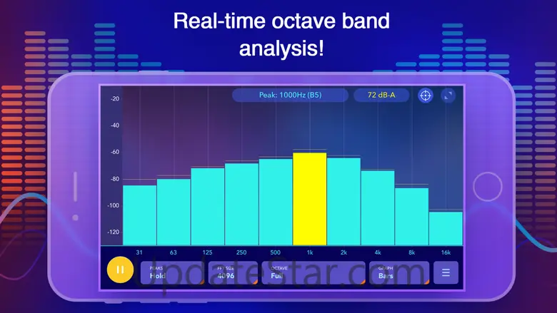 Audio Spectrum Analyzer dB RTA 2.2.2