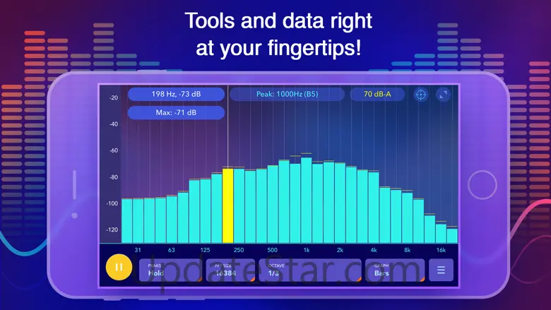 Audio Spectrum Analyzer dB RTA 2.2.2