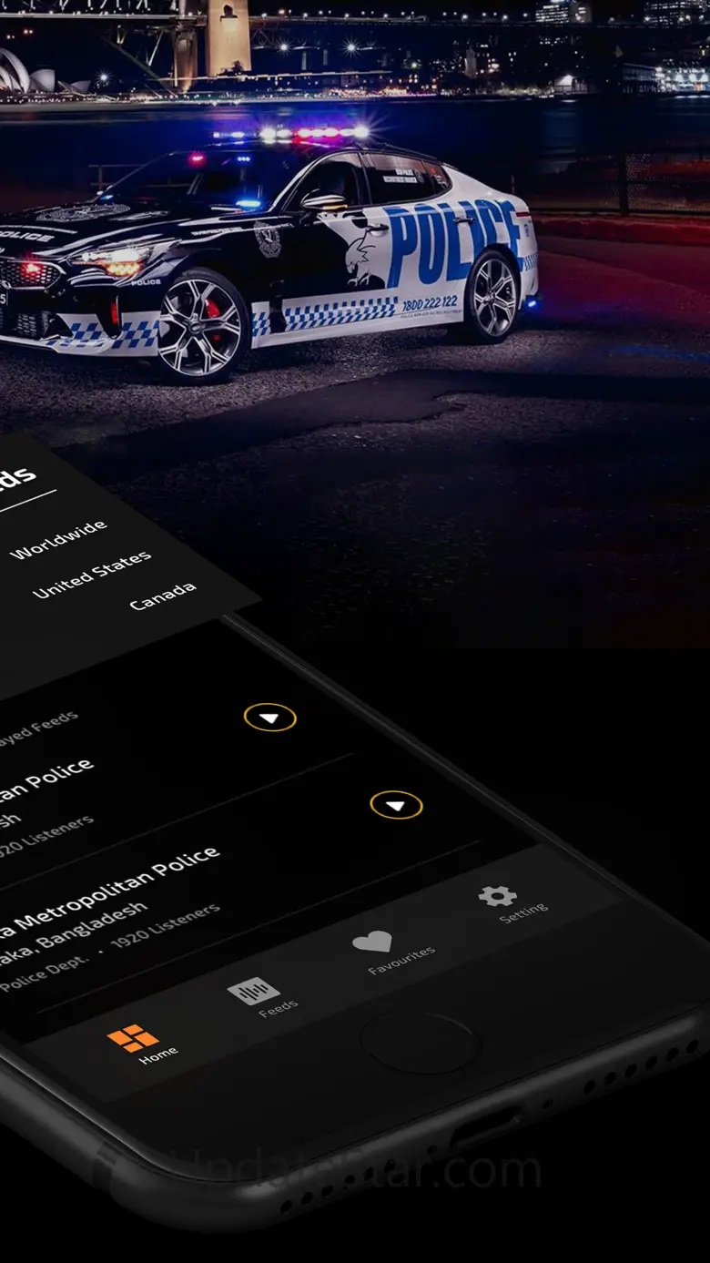 Police Scanner App, live radio 1.5