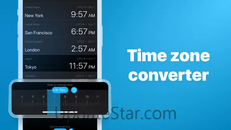 World Clock. Time Widget 2.4