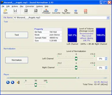 Sound Normalizer 8.8
