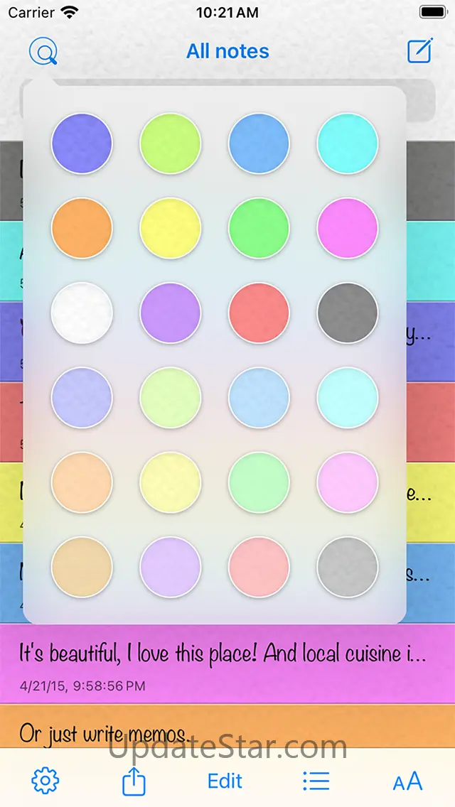 Colored Note 4.3