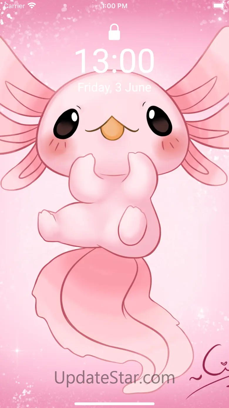 Cute Axolotl - Wallpapers. 2.0