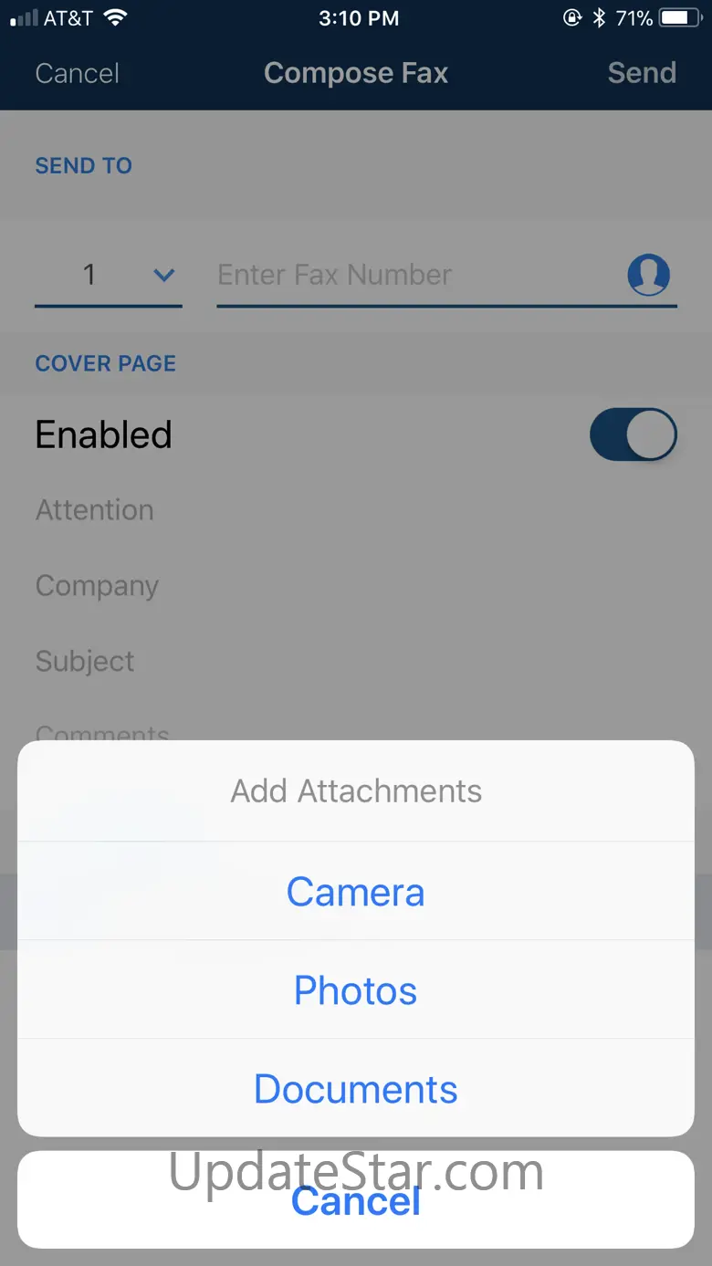 MetroFax–Send fax from iPhone 5.4.11