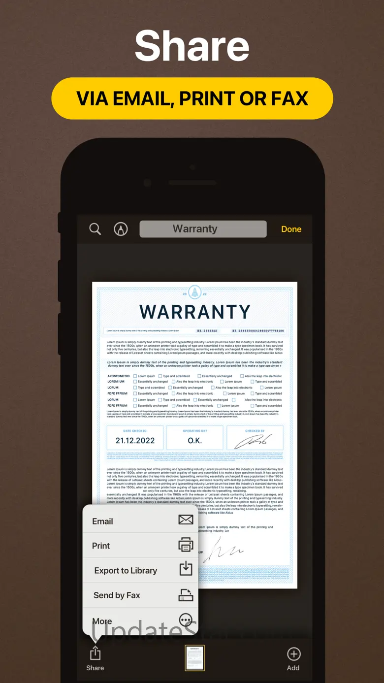 My Scans PRO, pdf scanner app 5.06