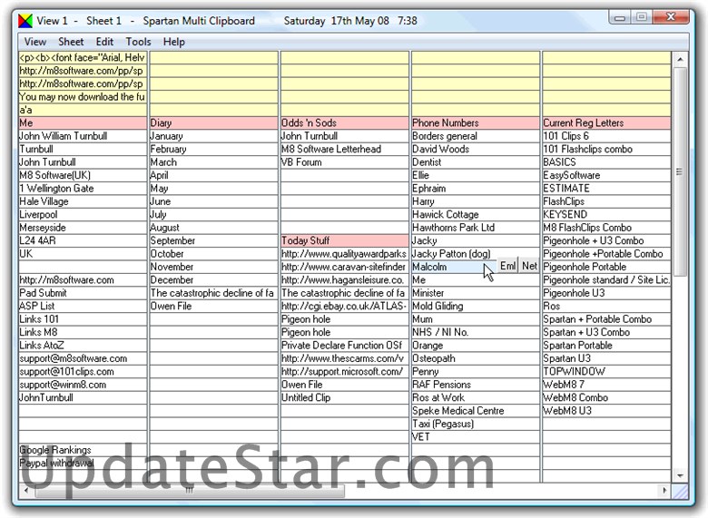 ! - Spartan U3 Multi Clipboard 1.50.0