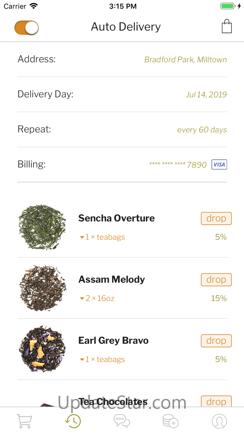 Adagio Teas 0.6.1