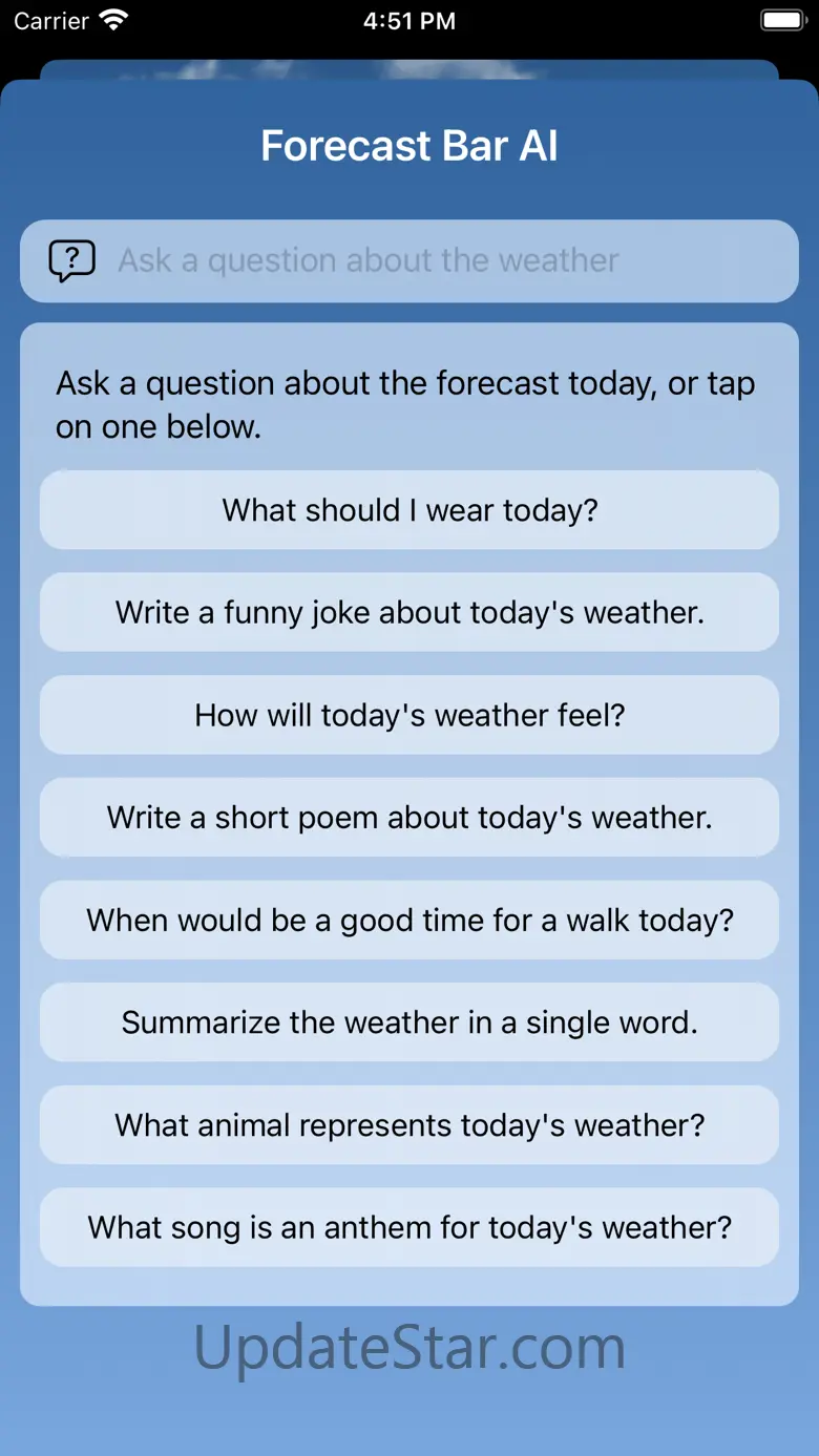 Forecast Bar - Weather + Radar 10.2
