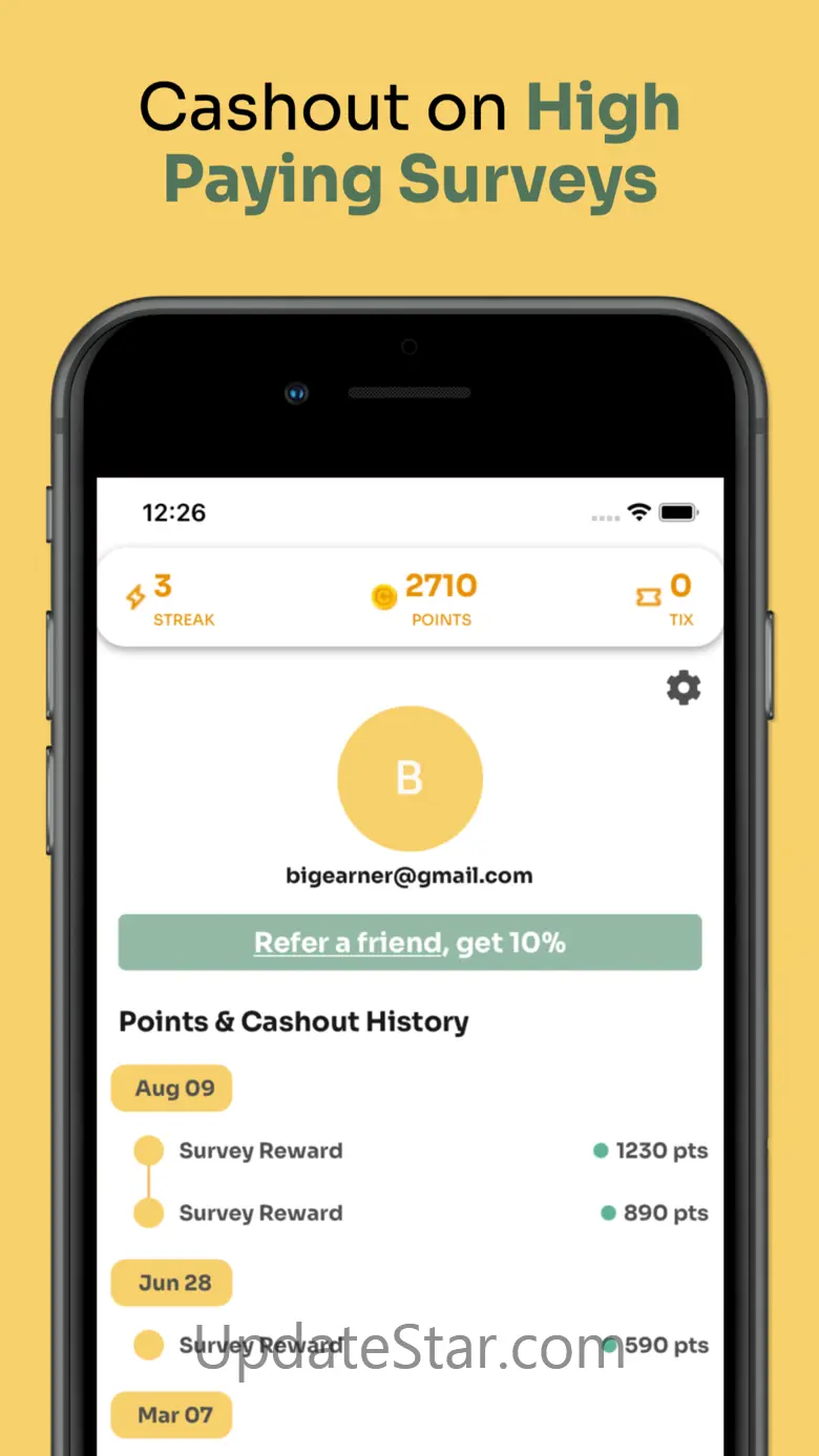 Cheddar: Get paid for surveys 2.0.5