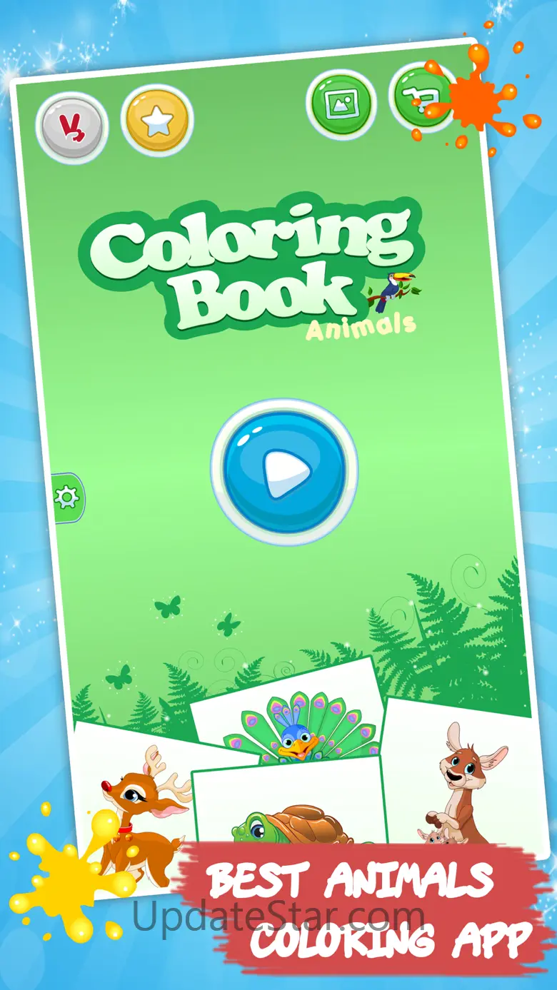 Coloring book: Draw Animals 3.2