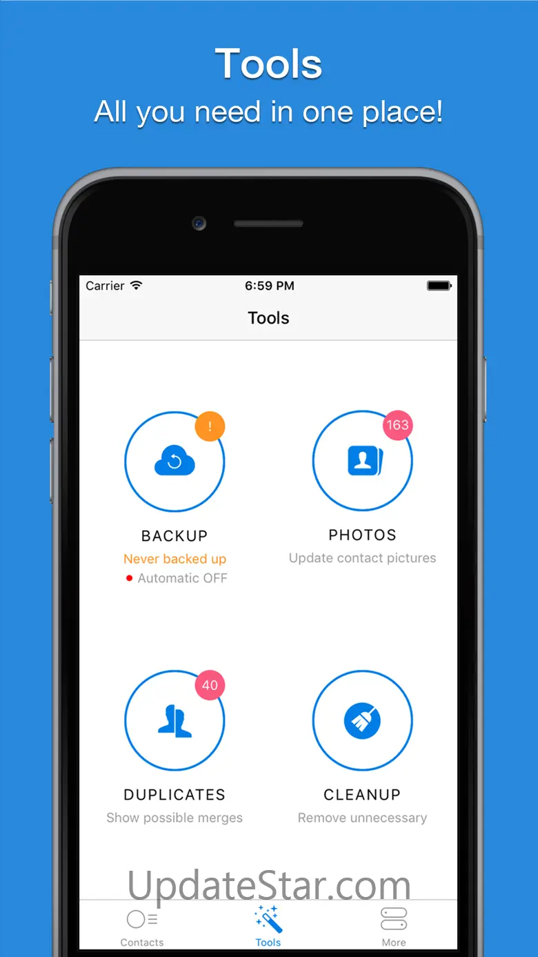 Easy Contacts. 16.3.1
