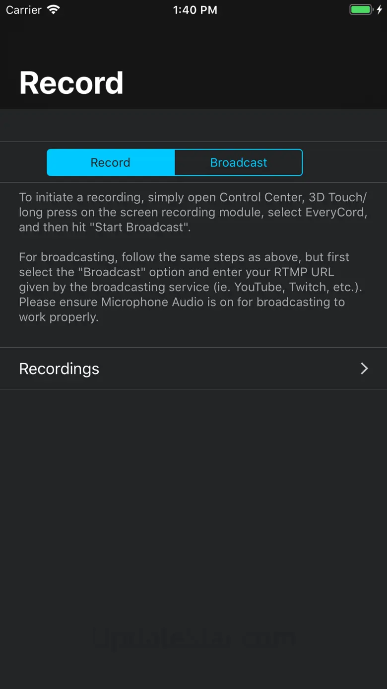 iRec -Screen Record Livestream 2.0.0