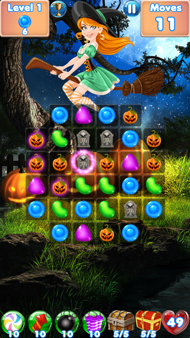 Candy Halloween Games Match 3 1.0.5