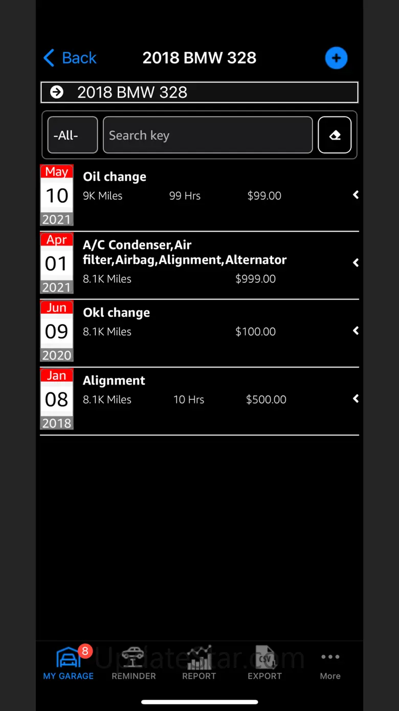 Vehicle Maintenance Tracker