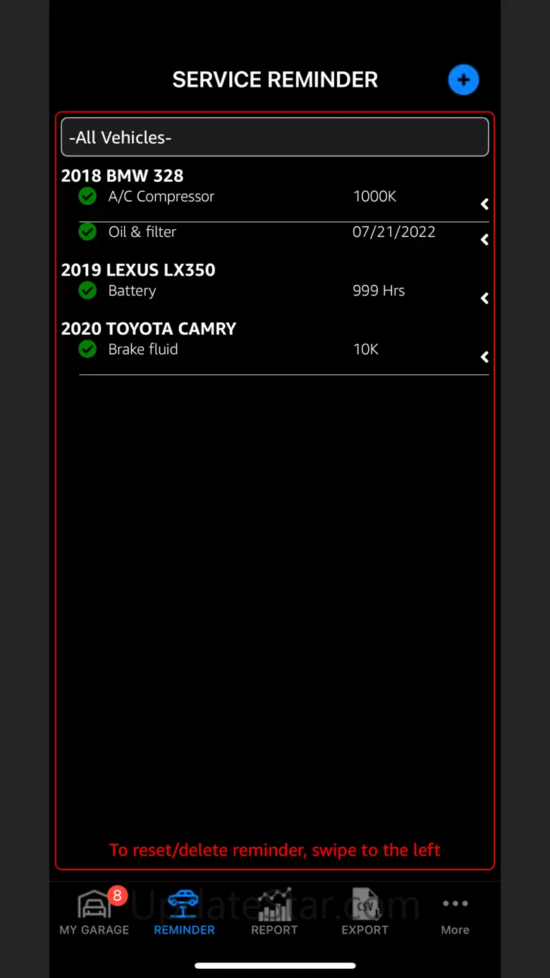Vehicle Maintenance Tracker