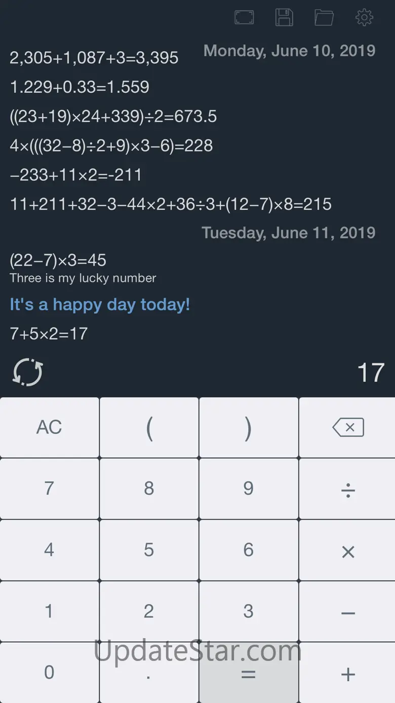 Calculator with History Tape 2.3.1