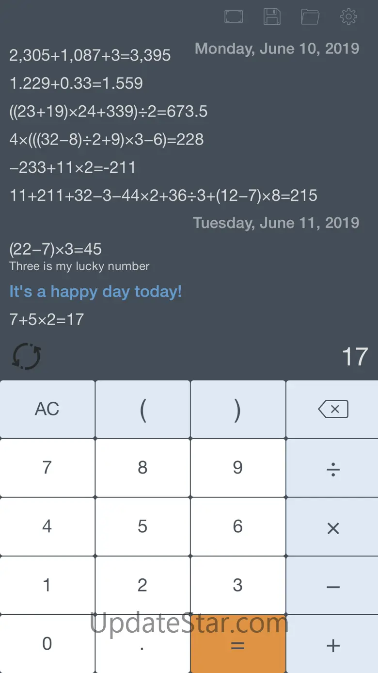 Calculator with History Tape 2.3.1