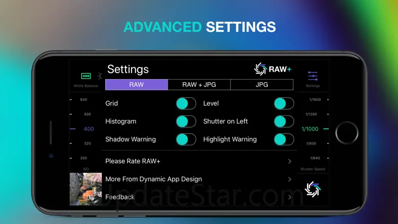 RAW+ Pro DSLR Manual Camera 1.2.28