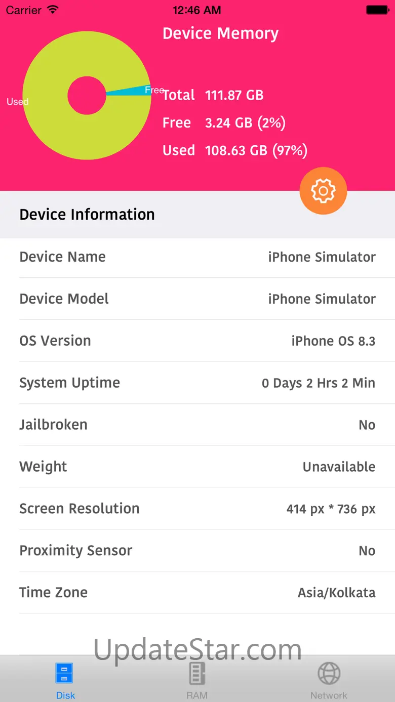 S2 System Status Monitor Lite with usage Widget battery charge and Memory data Manager Info 1.4